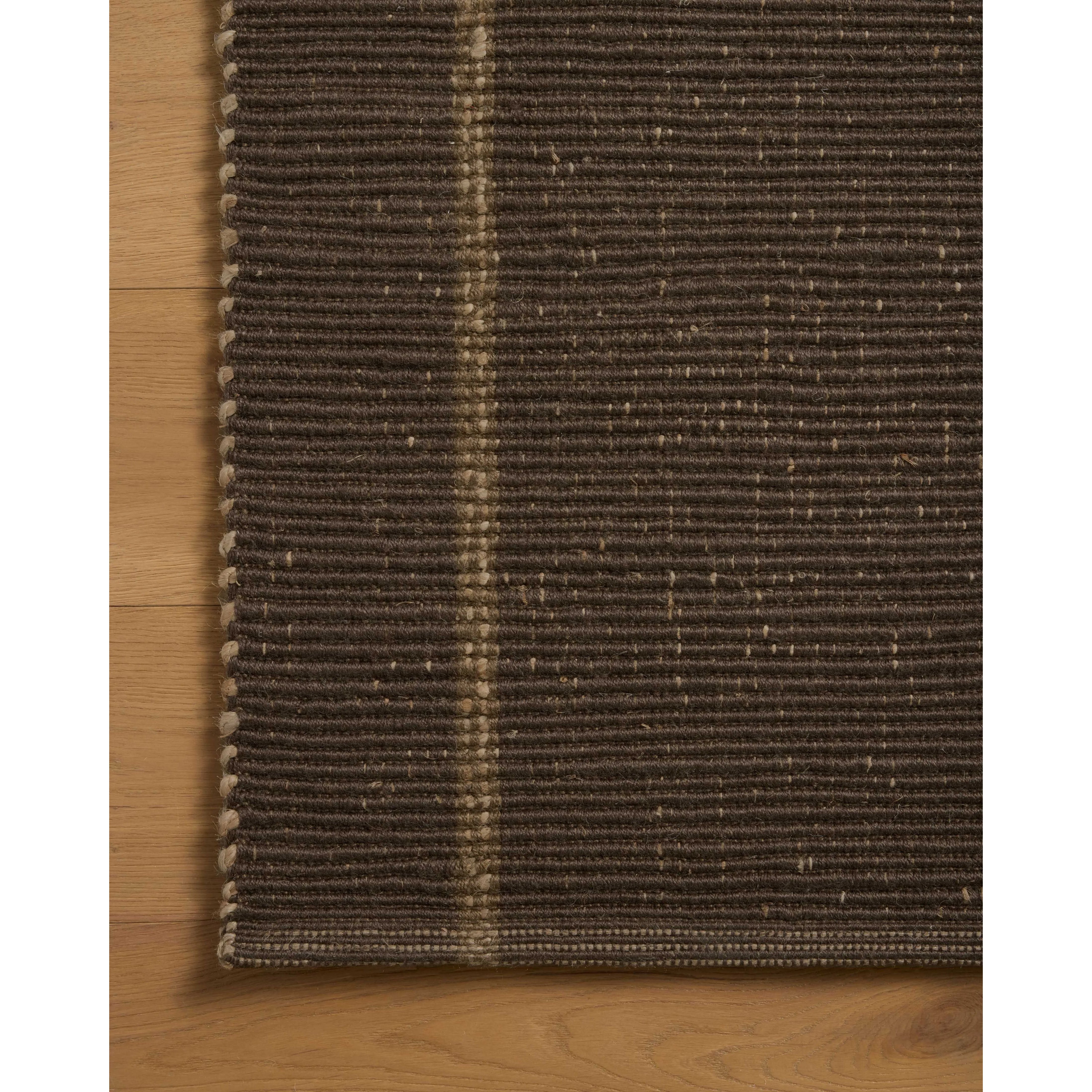 Leanne Ford x Loloi Weatherstaff Espresso / Natural Rug | Amethyst