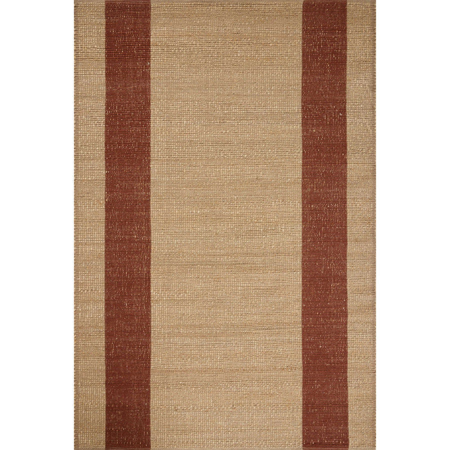 Leanne Ford x Loloi Weatherstaff Natural / Brick Rug