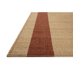 The Weatherstaff Collection is a vertically striped jute area rug with an organic look and feel, designed by Leanne Ford x Loloi. The earth-toned area rug features flatwoven jute that creates a ribbed texture horizontally, with stripes that are vertical—a playful combination. Amethyst Home provides interior design, new home construction design consulting, vintage area rugs, and lighting in the Omaha metro area.