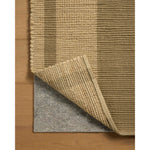 The Weatherstaff Collection is a vertically striped jute area rug with an organic look and feel, designed by Leanne Ford x Loloi. The earth-toned area rug features flatwoven jute that creates a ribbed texture horizontally, with stripes that are vertical—a playful combination. Amethyst Home provides interior design, new home construction design consulting, vintage area rugs, and lighting in the Portland metro area.