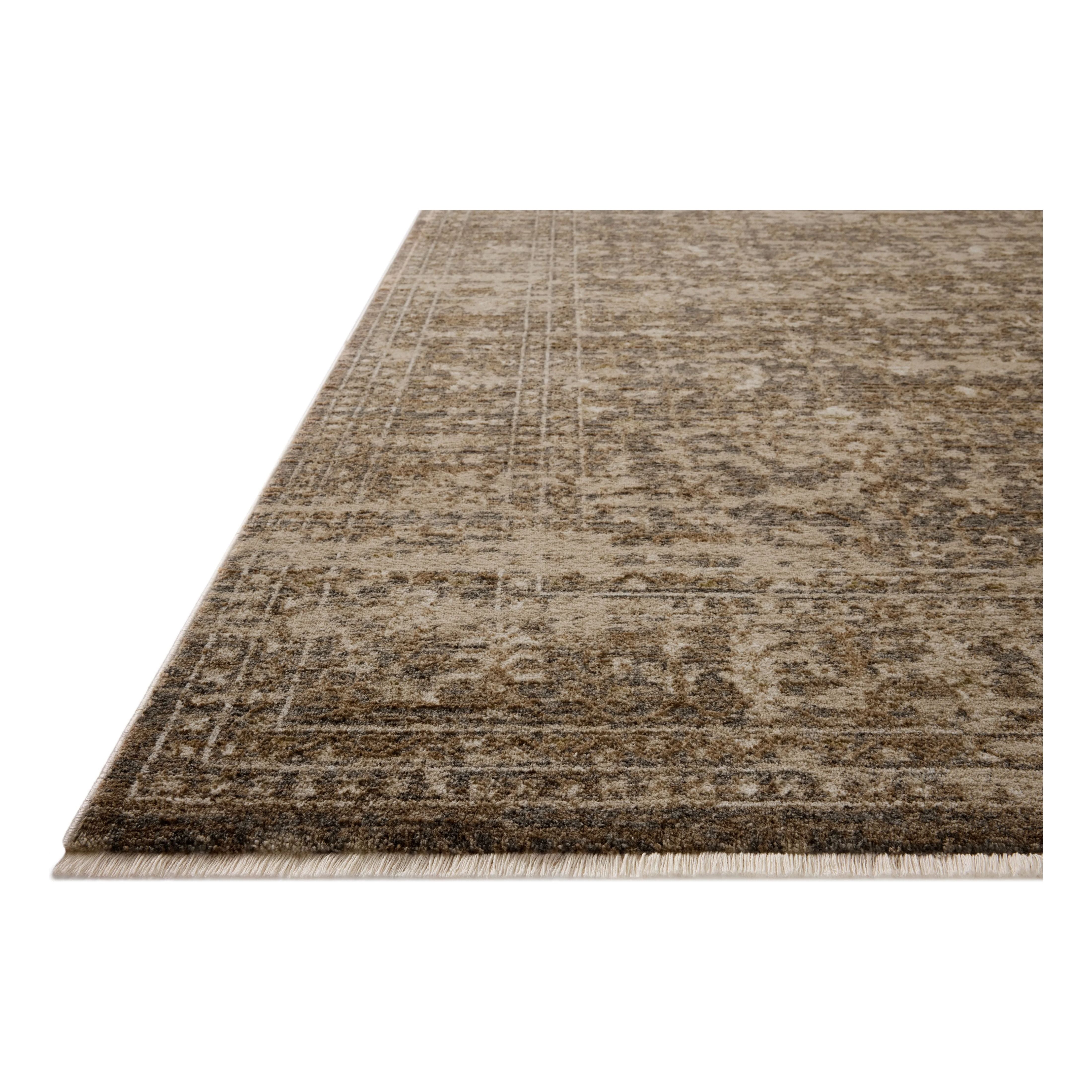 Featuring Haywood Natural Rug by Loloi at Amethyst Home. The Haywood Collection is an easy-to-clean, earth-toned area rug with a subtly distressed traditional design. Haywood is power-loomed of polyester in Turkey, a durable area rug for a living room, bedroom, dining room, or other high-traffic spaces.  Power Loomed  HYD-01 Loloi Ii x Loloi Natural. Amethyst Home provides interior design, new home construction design consulting, vintage area rugs, and lighting in the Washington metro area.