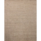 The Maren Collection is a unique handmade area rug made with a new technique that creates a dotted texture, almost like fine embroidery, but with a substantial hand-loomed feel. The pile reveals modern geometric patterns with organic shapes and natural softness, available in light, easygoing neutrals. Amethyst Home provides interior design, new home construction design consulting, vintage area rugs, and lighting in the Miami metro area.