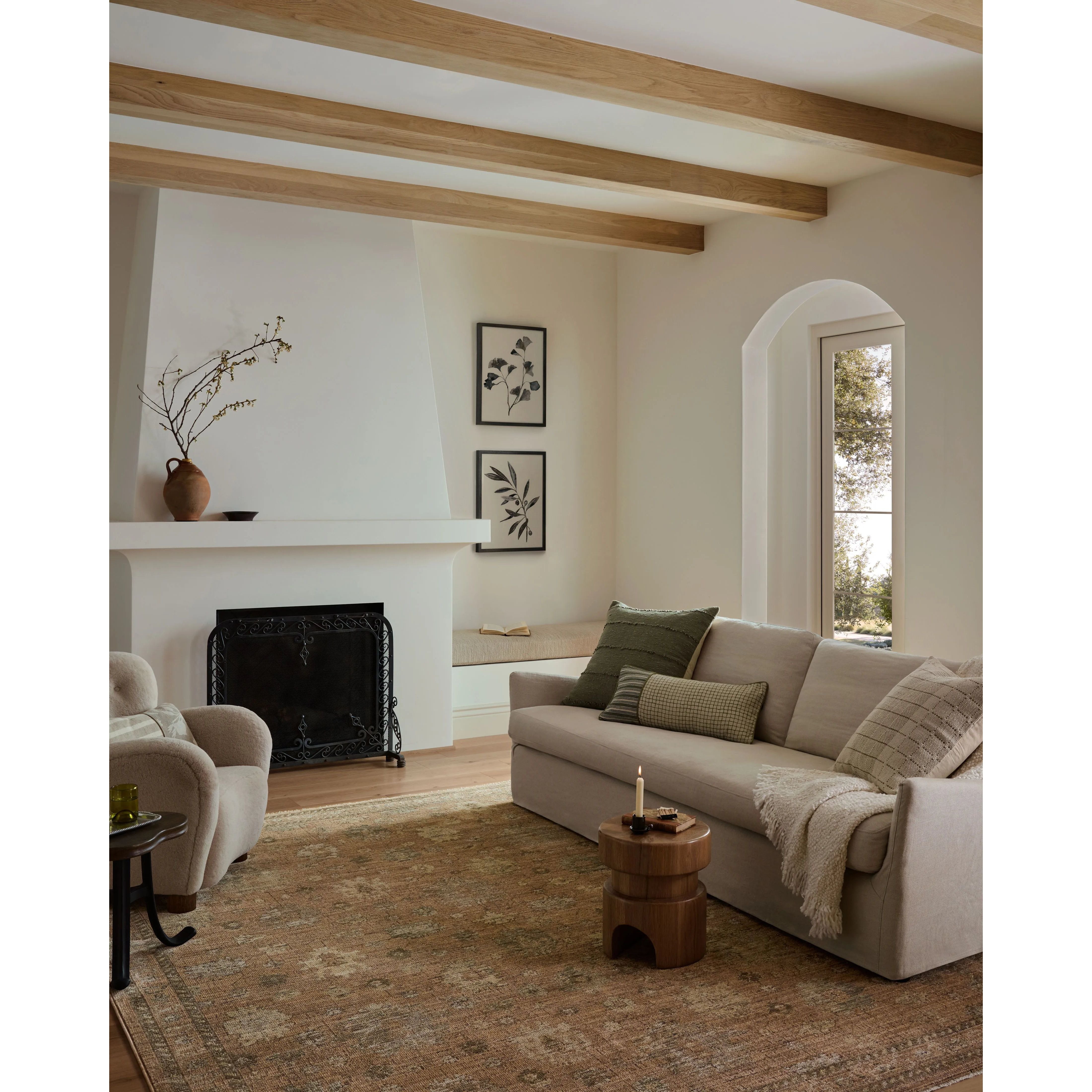 Featuring Priscilla Blush / Multi Rug by Loloi at Amethyst Home. Transform your living space into a luxurious retreat with the Priscilla Bark/Ivory Rug. Made of premium materials, this rug adds elegance and sophistication to any room. Its soft, textured surface and neutral color palette create a cozy and inviting atmosphere. Elevate your home decor with thi. Amethyst Home provides interior design, new home construction design consulting, vintage area rugs, and lighting in the Charlotte metro area.