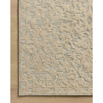 Featuring Prudence Sage / Ivory Rug by Loloi at Amethyst Home. The Prudence Collection is a hand-tufted area rug made of soft, space-dyed wool and cotton, which lends a subtle gradation of color throughout the floral design. The rugs background is low-looped, while the pattern is made with a chunky, higher loop to create even more depth in this sophisticat. Amethyst Home provides interior design, new home construction design consulting, vintage area rugs, and lighting in the Washington metro area.