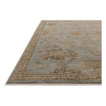 Featuring Willa Sky / Natural Rug by Loloi at Amethyst Home. The Willa Collection is a power-loomed area rug based on traditional Turkish motifs that ebb and flow across the design with the yarns shifting tones. The rugs vintage-style design and light palettes with tones of sand and pale sky is elegantly neutral for living rooms, bedrooms, hallways, and m. Amethyst Home provides interior design, new home construction design consulting, vintage area rugs, and lighting in the Los Angeles metro area.