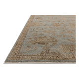 Featuring Willa Sky / Natural Rug by Loloi at Amethyst Home. The Willa Collection is a power-loomed area rug based on traditional Turkish motifs that ebb and flow across the design with the yarns shifting tones. The rugs vintage-style design and light palettes with tones of sand and pale sky is elegantly neutral for living rooms, bedrooms, hallways, and m. Amethyst Home provides interior design, new home construction design consulting, vintage area rugs, and lighting in the Los Angeles metro area.