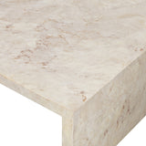 Ludlow Outdoor Coffee Table - Natural Veined Concrete | shipping 08/28/2026