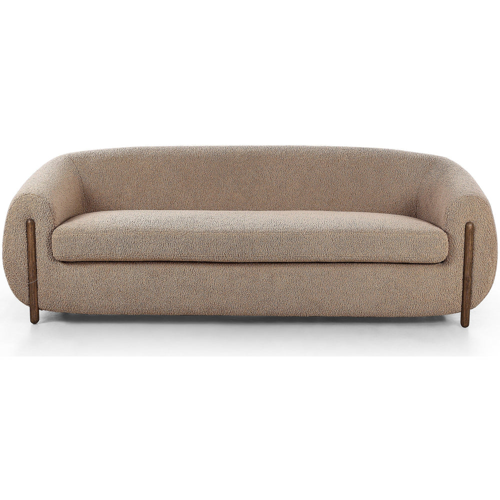 Lyla Sheepskin Camel Sofa  Four Hands