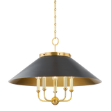 Clivedon Chandelier - Aged Brass/Distressed Bronze