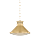 Highclere Pendant - Aged Brass