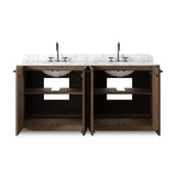 Malden Double Vanity - Satin Espresso Oak | shipping 11/15/2026