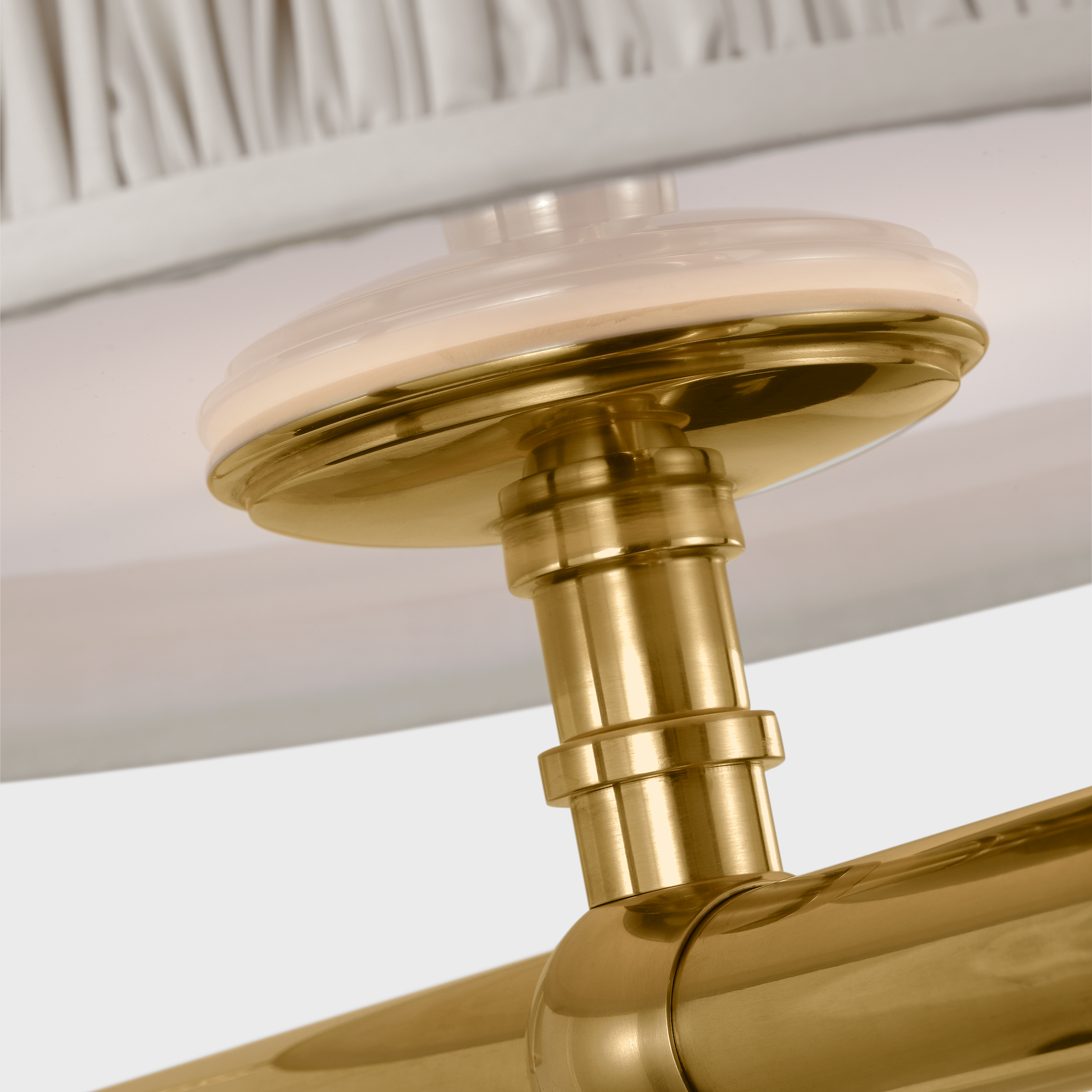 Featuring Marion 56" Linear Chandelier Antique-Burnished Brass by Visual Comfort at Amethyst Home. Indulge your space with the luxurious Marion Chandelier. This stunning 56" linear chandelier is crafted from antique-burnished brass, making it a timeless and elegant addition to any room. Let its warm glow and exquisite design elevate your space into a work of art.
Overall Dimension. Amethyst Home provides interior design, new construction, custom furniture, and area rugs in the Nashville metro area