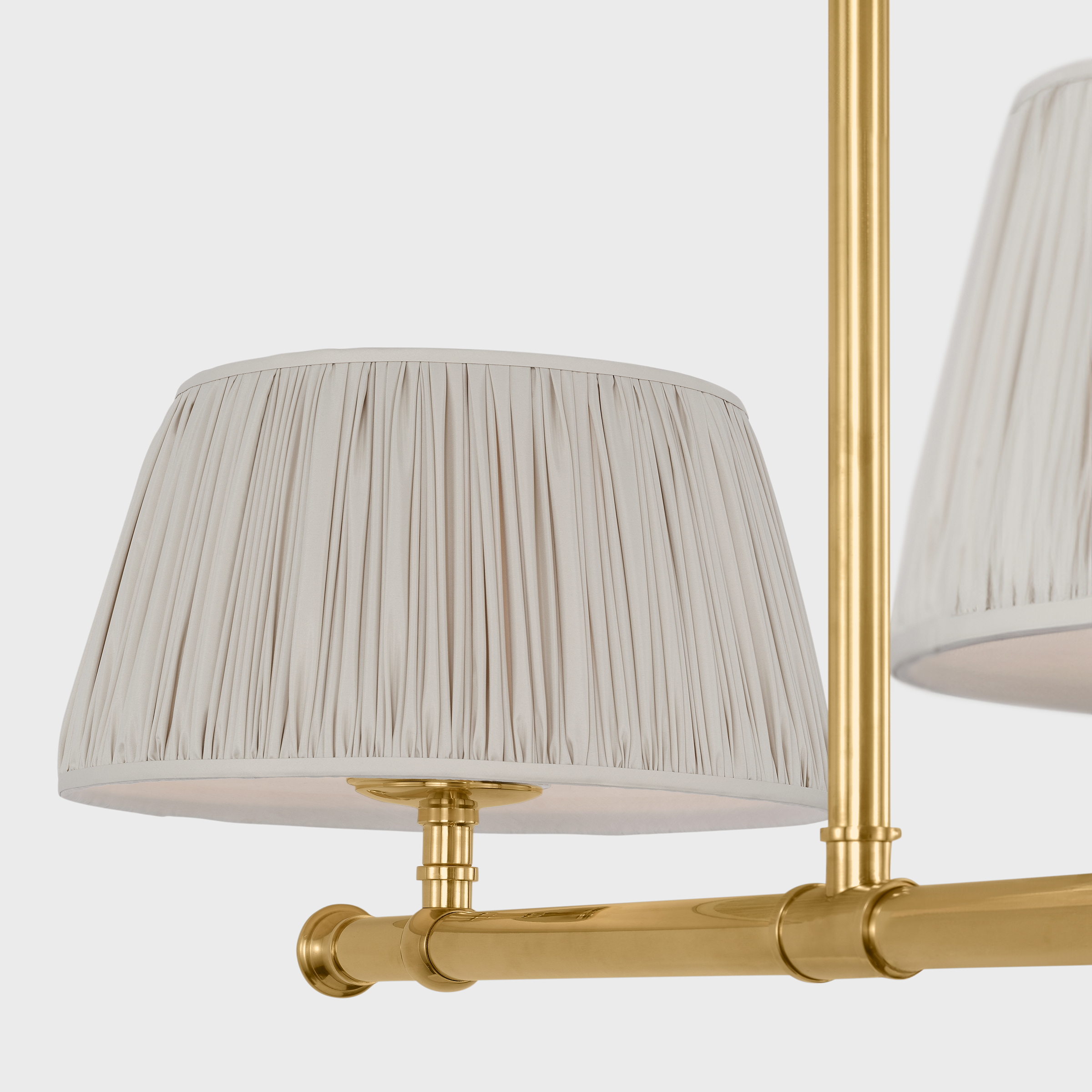 Featuring Marion 56" Linear Chandelier Antique-Burnished Brass by Visual Comfort at Amethyst Home. Indulge your space with the luxurious Marion Chandelier. This stunning 56" linear chandelier is crafted from antique-burnished brass, making it a timeless and elegant addition to any room. Let its warm glow and exquisite design elevate your space into a work of art.
Overall Dimensions. Amethyst Home provides interior design, new construction, custom furniture, and area rugs in the Portland metro area