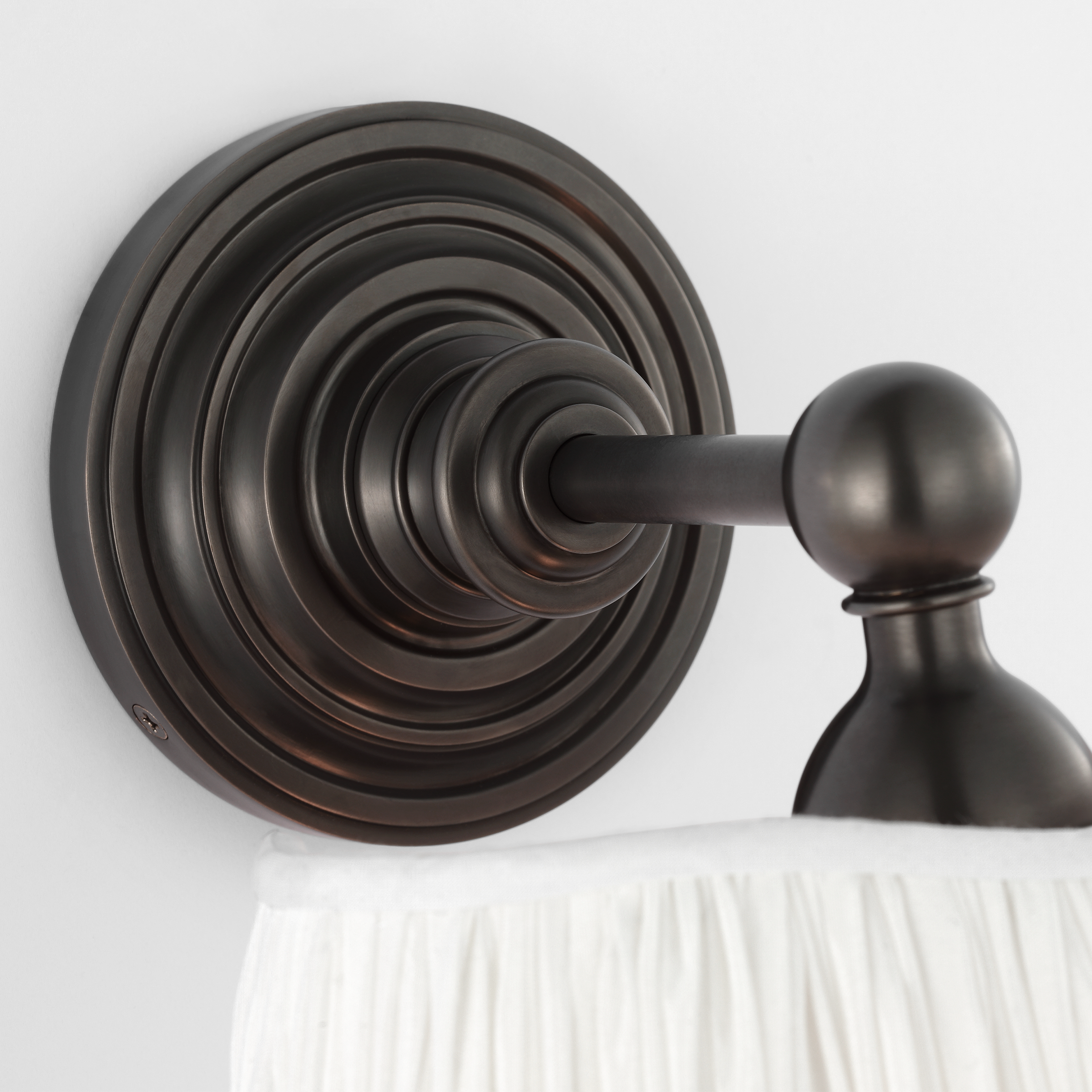 Featuring Matos 11" Sconce Bronze by Visual Comfort at Amethyst Home. Indulge in the luxurious ambiance created by our Matos 11" Sconce Bronze. Enhance your space with this sophisticated sconce, exquisitely crafted with bronze accents. Elevate your home decor with the perfect combination of style and functionality. Illuminate your surroundings with an elegant touch of exclusivity.
O. Amethyst Home provides interior design, new construction, custom furniture, and area rugs in the Seattle metro area