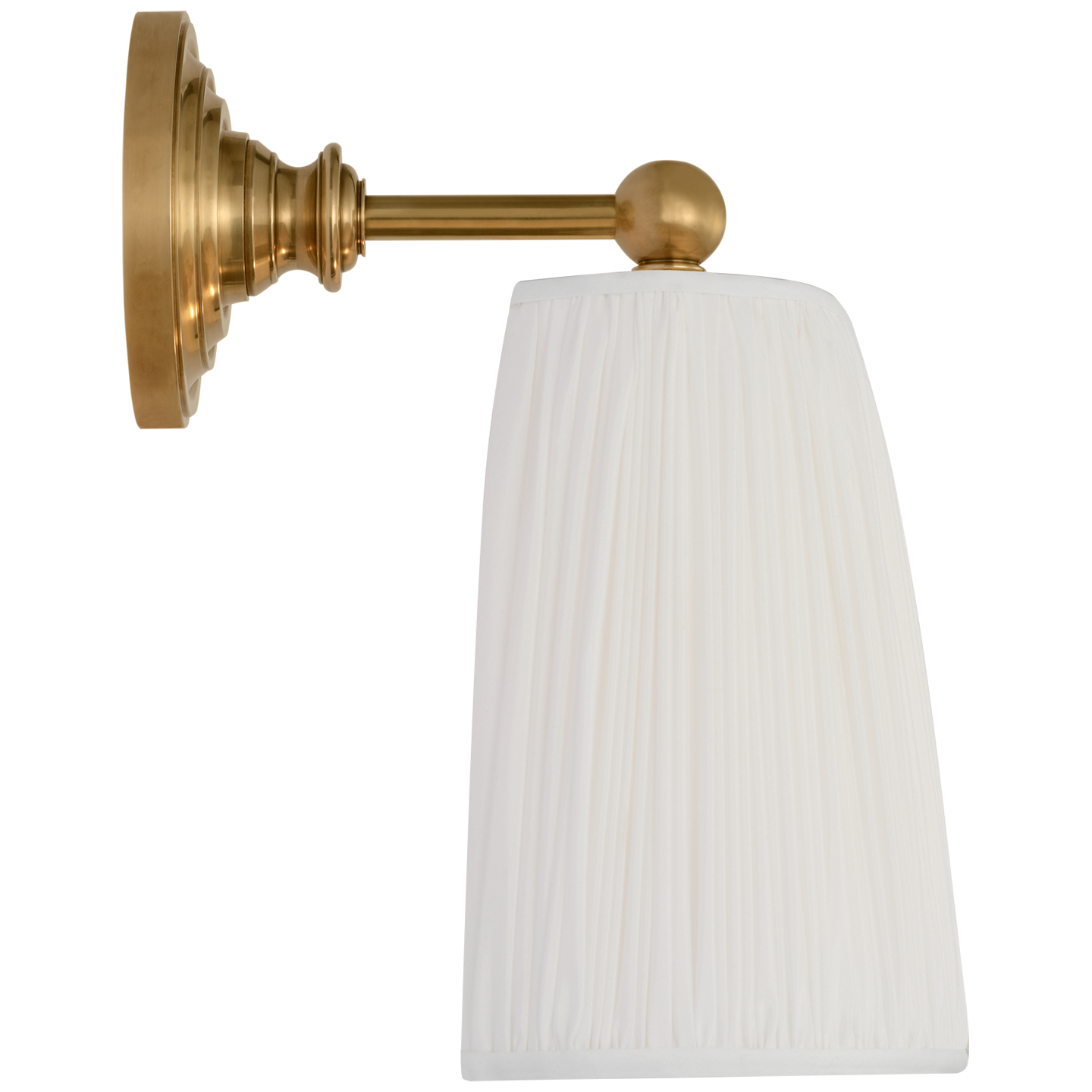 Featuring Matos 11" Sconce Hand-Rubbed Antique Brass by Visual Comfort at Amethyst Home. Introducing the Matos 11" Sconce Hand-Rubbed Antique Brass. Elevate any space with this stunning sconce, crafted with hand-rubbed antique brass for a luxe look. Add a touch of sophistication and elegance to your home with this timeless piece. Illuminate your space in style with Matos.
Overall. Amethyst Home provides interior design, new construction, custom furniture, and area rugs in the Washington metro area