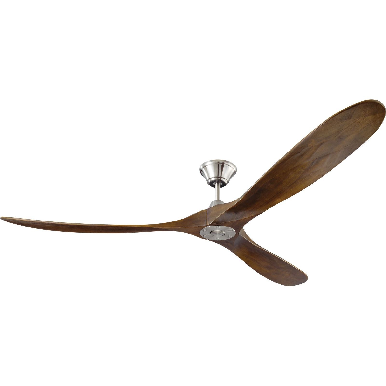 Brushed Steel with Dark Walnut Blades