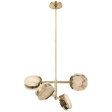 Featuring Melange 25" Multi-Positional Semi-Flush Chandelier Antique-Burnished Brass by Visual Comfort at Amethyst Home. Illuminate your space with the Melange Chandelier, a luxurious addition to any room. This 25" semi-flush chandelier boasts multi-positional arms and an elegant antique-burnished brass finish. Elevate your decor with its stunning design and enjoy the luxurious ambie. Amethyst Home provides interior design, new construction, custom furniture, and area rugs in the Austin metro area