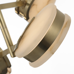 Featuring Melange 25" Multi-Positional Semi-Flush Chandelier Antique-Burnished Brass by Visual Comfort at Amethyst Home. Illuminate your space with the Melange Chandelier, a luxurious addition to any room. This 25" semi-flush chandelier boasts multi-positional arms and an elegant antique-burnished brass finish. Elevate your decor with its stunning design and enjoy the luxurious am. Amethyst Home provides interior design, new construction, custom furniture, and area rugs in the Charlotte metro area