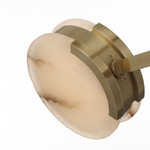 Featuring Melange 25" Multi-Positional Semi-Flush Chandelier Antique-Burnished Brass by Visual Comfort at Amethyst Home. Illuminate your space with the Melange Chandelier, a luxurious addition to any room. This 25" semi-flush chandelier boasts multi-positional arms and an elegant antique-burnished brass finish. Elevate your decor with its stunning design and enjoy the luxurious ambi. Amethyst Home provides interior design, new construction, custom furniture, and area rugs in the Houston metro area