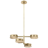 Featuring Melange 25" Multi-Positional Semi-Flush Chandelier Antique-Burnished Brass by Visual Comfort at Amethyst Home. Illuminate your space with the Melange Chandelier, a luxurious addition to any room. This 25" semi-flush chandelier boasts multi-positional arms and an elegant antique-burnished brass finish. Elevate your decor with its stunning design and enjoy the luxurious amb. Amethyst Home provides interior design, new construction, custom furniture, and area rugs in the Monterey metro area