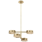 Featuring Melange 25" Multi-Positional Semi-Flush Chandelier Antique-Burnished Brass by Visual Comfort at Amethyst Home. Illuminate your space with the Melange Chandelier, a luxurious addition to any room. This 25" semi-flush chandelier boasts multi-positional arms and an elegant antique-burnished brass finish. Elevate your decor with its stunning design and enjoy the luxuriou. Amethyst Home provides interior design, new construction, custom furniture, and area rugs in the Newport Beach metro area