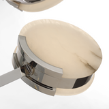 Featuring Melange 25" Multi-Positional Semi-Flush Chandelier Polished Nickel by Visual Comfort at Amethyst Home. Elevate your space with our Melange 25" Multi-Positional Semi-Flush Chandelier in Polished Nickel. Impeccably crafted, this chandelier exudes sophistication and refinement. Its multi-positional design allows for versatile lighting, while the polished nickel finish . Amethyst Home provides interior design, new construction, custom furniture, and area rugs in the Salt Lake City metro area