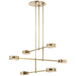 Featuring Melange 54" Multi-Positional Chandelier Antique-Burnished Brass by Visual Comfort at Amethyst Home. Melange 54" Multi-Positional Chandelier in Antique-Burnished Brass with Alabaster
Overall Dimensions: 54" L x 54" W x 65.5" HWeight: 56 lbs.. Amethyst Home provides interior design, new construction, custom furniture, and area rugs in the Kansas City metro area