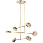 Featuring Melange 54" Multi-Positional Chandelier Antique-Burnished Brass by Visual Comfort at Amethyst Home. Melange 54" Multi-Positional Chandelier in Antique-Burnished Brass with Alabaster
Overall Dimensions: 54" L x 54" W x 65.5" HWeight: 56 lbs.. Amethyst Home provides interior design, new construction, custom furniture, and area rugs in the Miami metro area