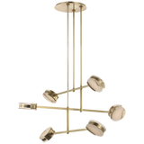 Featuring Melange 54" Multi-Positional Chandelier Antique-Burnished Brass by Visual Comfort at Amethyst Home. Melange 54" Multi-Positional Chandelier in Antique-Burnished Brass with Alabaster
Overall Dimensions: 54" L x 54" W x 65.5" HWeight: 56 lbs.. Amethyst Home provides interior design, new construction, custom furniture, and area rugs in the Miami metro area
