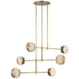 Featuring Melange 54" Multi-Positional Chandelier Antique-Burnished Brass by Visual Comfort at Amethyst Home. Melange 54" Multi-Positional Chandelier in Antique-Burnished Brass with Alabaster
Overall Dimensions: 54" L x 54" W x 65.5" HWeight: 56 lbs.. Amethyst Home provides interior design, new construction, custom furniture, and area rugs in the Seattle metro area