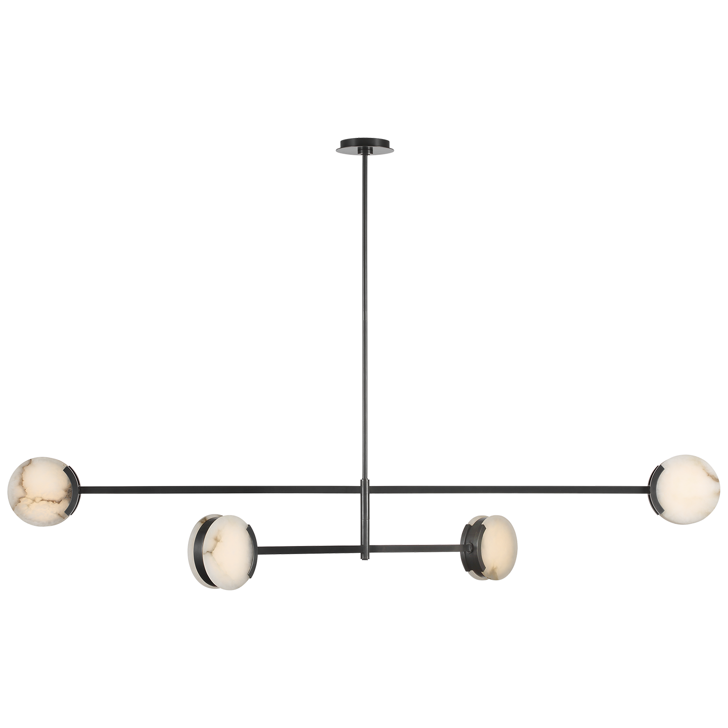 Featuring Melange 72" Multi-Positional Chandelier Bronze by Visual Comfort at Amethyst Home. Illuminate your space with the luxurious Melange 72" Multi-Positional Chandelier. Crafted in bronze, this chandelier adds a touch of elegance and sophistication to any room. Its multi-positional design offers versatility and its size makes it perfect for larger spaces. Elevate your decor. Amethyst Home provides interior design, new construction, custom furniture, and area rugs in the Los Angeles metro area