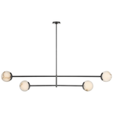 Featuring Melange 72" Multi-Positional Chandelier Bronze by Visual Comfort at Amethyst Home. Illuminate your space with the luxurious Melange 72" Multi-Positional Chandelier. Crafted in bronze, this chandelier adds a touch of elegance and sophistication to any room. Its multi-positional design offers versatility and its size makes it perfect for larger spaces. Elevate your decor w. Amethyst Home provides interior design, new construction, custom furniture, and area rugs in the San Diego metro area