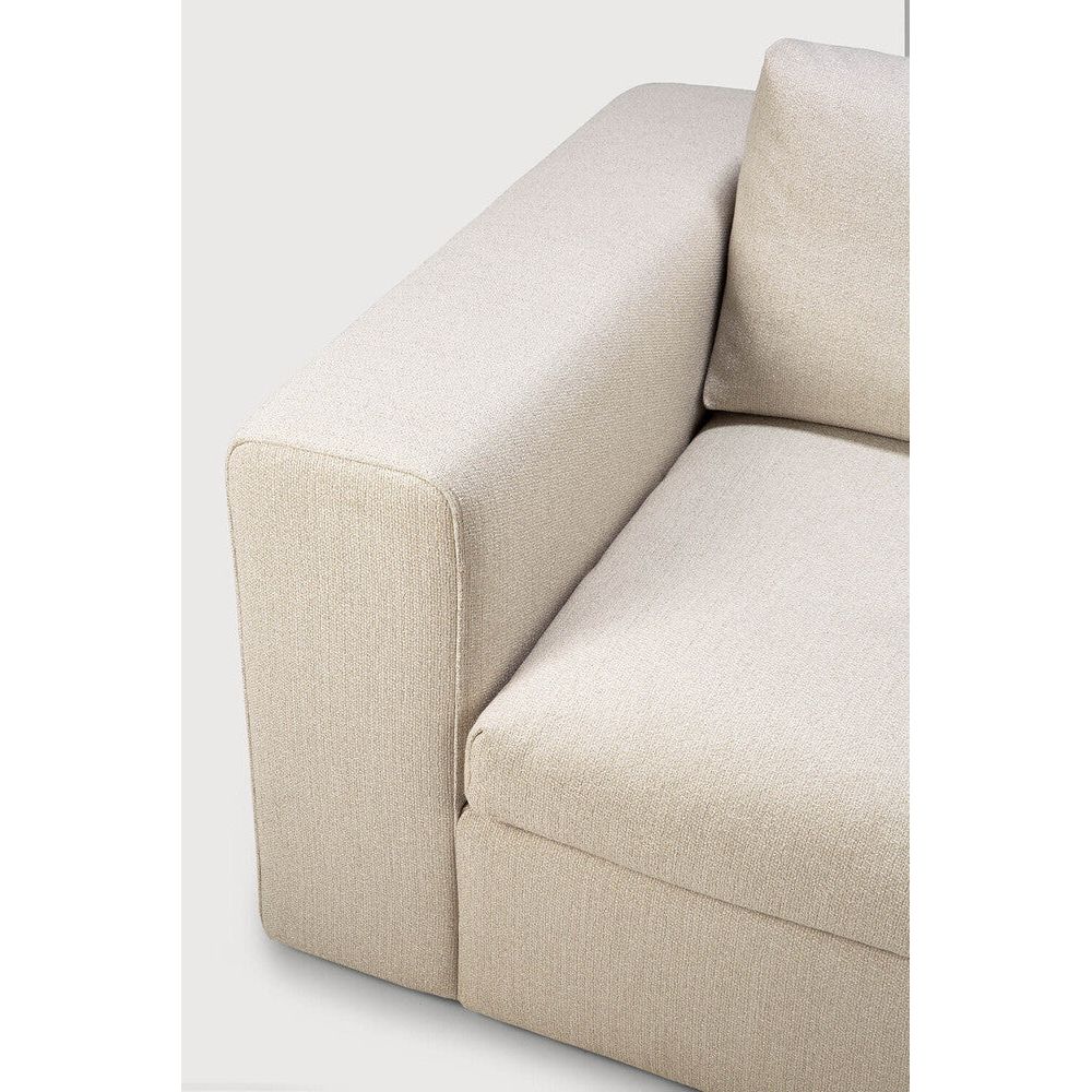 Featuring Mellow Off White Eco Right No Modular Sofa Set by Ethnicraft at Amethyst Home. Comfort ideals form the basis of the Mellow. With clean and classic lines, paired with subtle seam detailing, the Mellow is the welcoming anchor to a liveable lounge space. Choose and place configurable pieces together to create a sofa tailored to your space, or enjoy the convenience of a pre-arr. Amethyst Home provides interior design, new construction, custom furniture, and area rugs in the Boston metro area