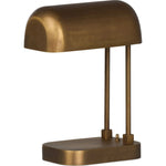 Merlin Aged Antique Brass Table Lamp  Four Hands