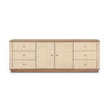 Meyer Media Console - Natural Fleck Raffia | shipping 10/10/2026