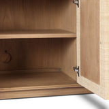 Meyer Media Console - Natural Fleck Raffia | shipping 10/10/2026
