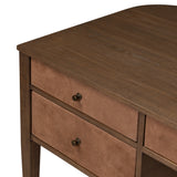 Mikeal Desk - Chestnut Parawood | shipping 10/15/2026