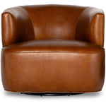 Mila Swivel Chair - Riviera Cognac  Four Hands