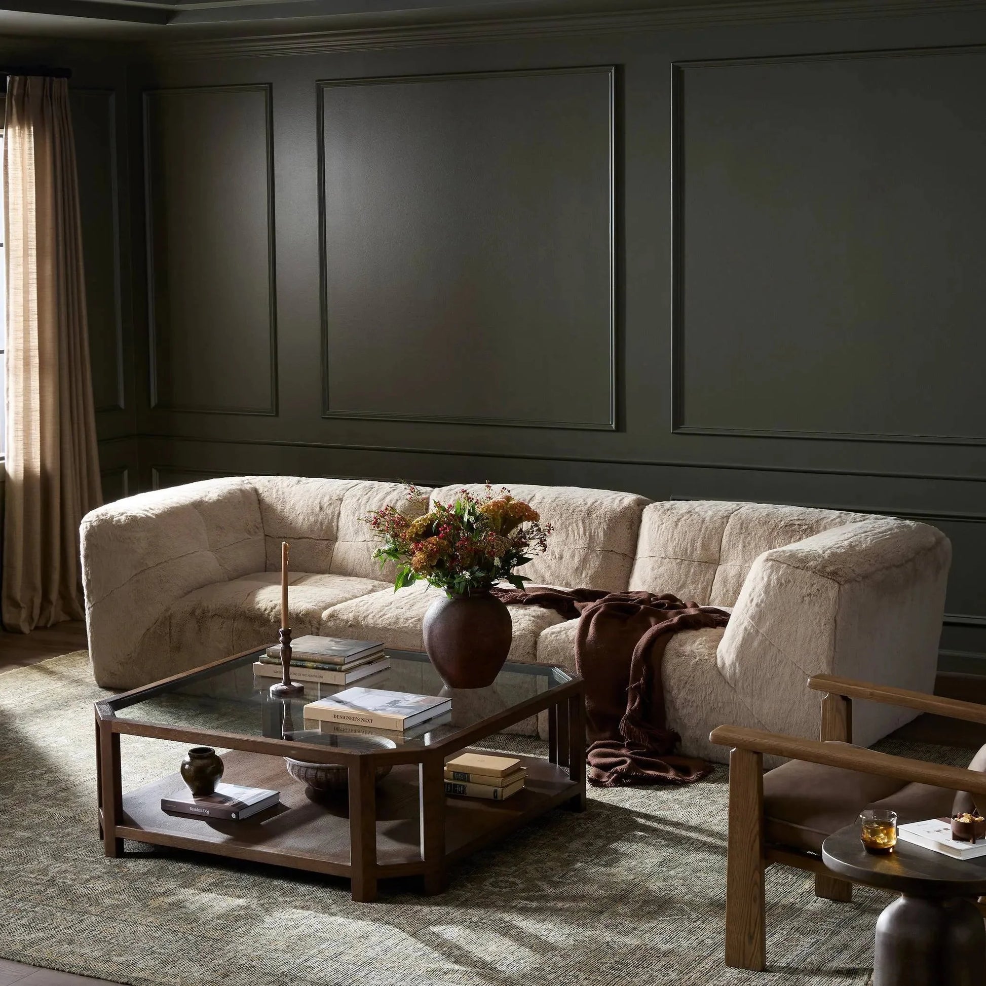 Miles Boden Sofa and Jenzen Coffee Table