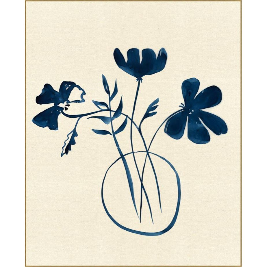 Featuring Minimalist Bouquet 2 by Wendover Art at Amethyst Home. This Minimalist Bouquet 2 is simple and beautiful. Hang in your bedroom, living room, or bathroom to complete the look!
Size: 27"w x 33"hMedium: Raw CanvasSpecialty: Giclee on Gallery Wrapped Raw Canvas Framed as shown.  Amethyst Home provides interior design, new home construction design consulting, vintage area rugs, and lighting in the Boston metro area.