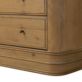 Minnie 7 Drawer Dresser - Aged Natural Oak Veneer | shipping 10/25/2026