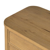 Minnie Nightstand - Aged Natural Oak Veneer | shipping 10/25/2026