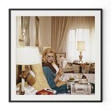 Monocled Miss by Slim Aarons - Black Maple