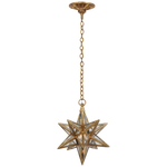 Featuring Moravian Small Star Lantern Gilded Iron by Visual Comfort at Amethyst Home. The Chapman & Myers Moravian Star reinterprets the classic multi-pointed star in antiqued mirror glass and metal, available in multiple finishes. Styled as a single lantern or combined to create a starry statement piece, the geometric lighting will lend a jewelry-like accent to modern interiors.
Ove. Amethyst Home provides interior design, new construction, custom furniture, and area rugs in the Boston metro area