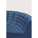 Featuring N701 Blue 90° Round Left Corner Modular Sofa Set by Ethnicraft at Amethyst Home. The N701 sofa is an inviting design that oozes comfort and relaxation. By combining the different modules and sizes, you have unlimited possibilities when it comes to creating your own unique setting. Designed by Jacques Deneef, it’s available in multiple colours and materials, with pre-conf. Amethyst Home provides interior design, new construction, custom furniture, and area rugs in the Calabasas metro area