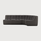 Featuring N701 Dark Grey 90° Round Corner Right Modular Sofa Set by Ethnicraft at Amethyst Home. The N701 sofa is an inviting design that oozes comfort and relaxation. By combining the different modules and sizes, you have unlimited possibilities when it comes to creating your own unique setting. Designed by Jacques Deneef, it’s available in multiple colours and materials, with pr. Amethyst Home provides interior design, new construction, custom furniture, and area rugs in the Nashville metro area
