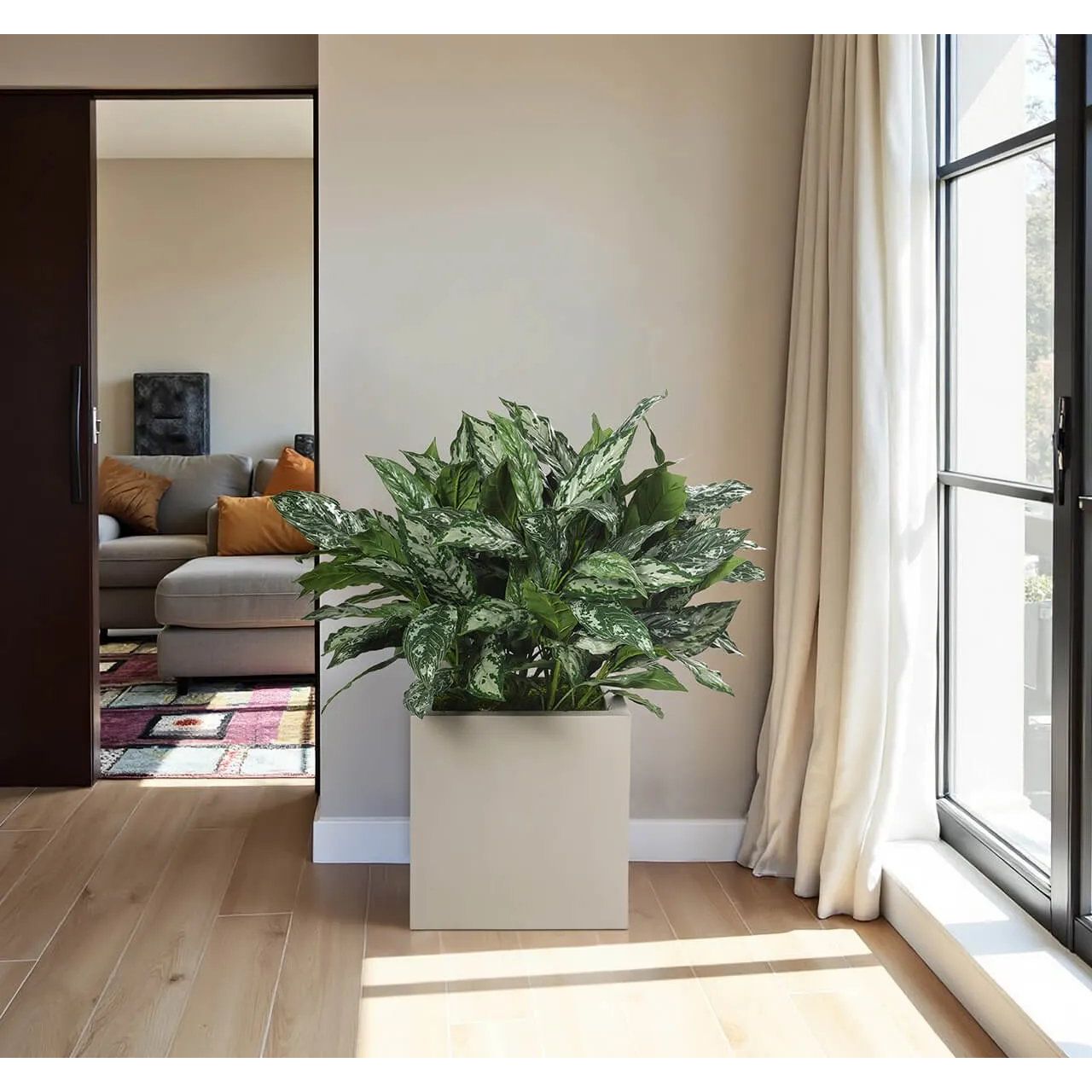 aglaonema & 39 Aglaonema, Faux Greenery, 39″