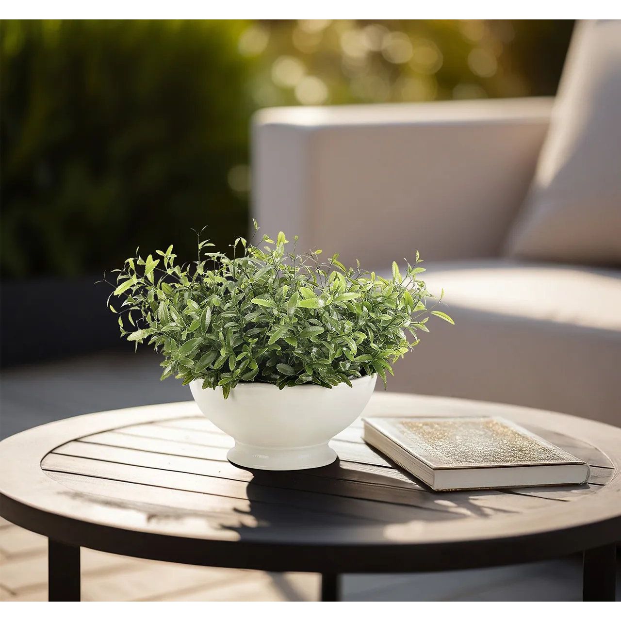 Designed for exterior spaces, this UV-rated product delivers all-season beauty and luxury. Perfect for patios, decks, entryways, or any outdoor living area. Bring timeless beauty into your At 9", this piece captures the natural beauty of each petal, making it ideal for brightening up office desks or kitchen countertops. Amethyst Home provides interior design, new home construction design consulting, vintage area rugs, and lighting in the Laguna Beach metro area.