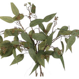 Bring timeless beauty into your home with the green Eucalyptus in a glass bubble. Standing at 18", this lifelike faux design adds sophistication, perfect for a dining table centerpiece or console display. Admire the lifelike blooms and rich foliage, providing a timeless touch to your home's ambiance Amethyst Home provides interior design, new home construction design consulting, vintage area rugs, and lighting in the Kansas City metro area.