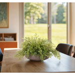 Fern Maidenhair, Faux Arrangement, 13". Our concrete containers come with visible pores and an authentic, natural concrete finish. As with all concrete and handmade items, each container varies and may come with slight differences in finish and texture. These variations are not considered imperfections. Amethyst Home provides interior design, new home construction design consulting, vintage area rugs, and lighting in the Kansas City metro area.